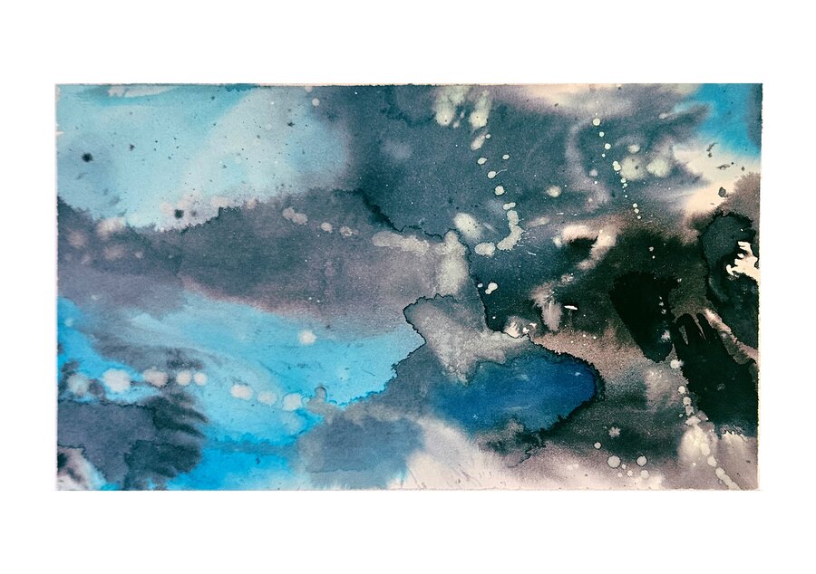 Watery view 8 water color on paper