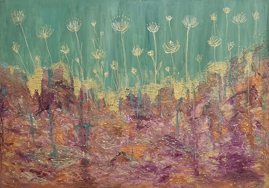 Gold Flowers
